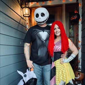 Jack Skellington and Sally couples costume
